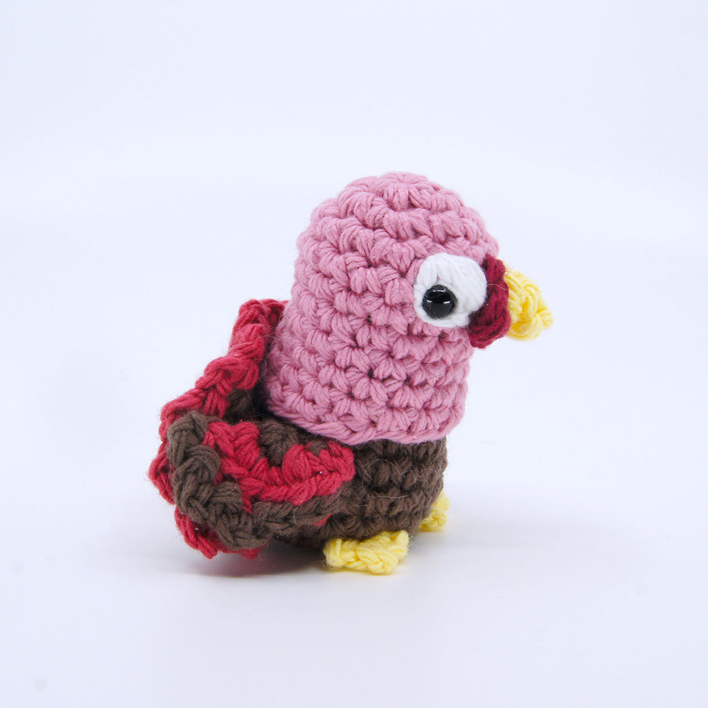 Turkey Birb Crochet Pattern - Thanksgiving PDF and Video Tutorial
