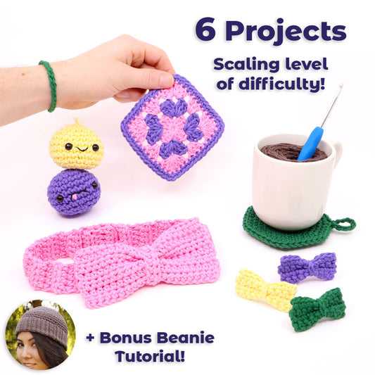 Crocheting 101 : Learn to Crochet Starter Kit