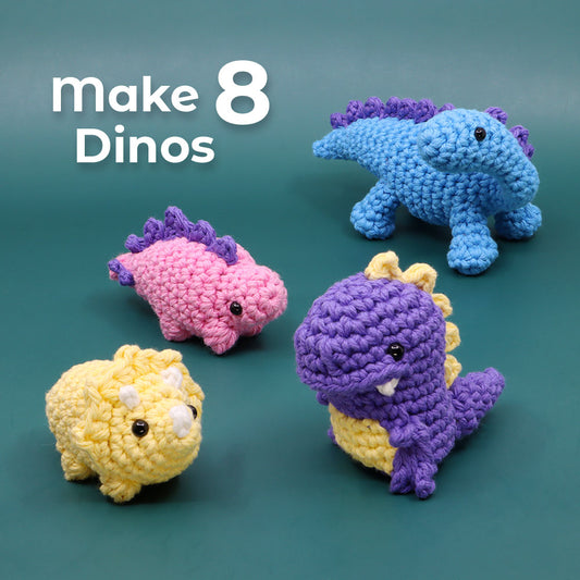 Dinosaur Amigurumi Crochet Kit