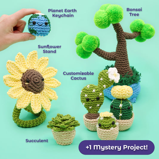 Seasonal Crochet Kit: Photosynthesis - Plant Life and Nature Learn to Crochet Kit