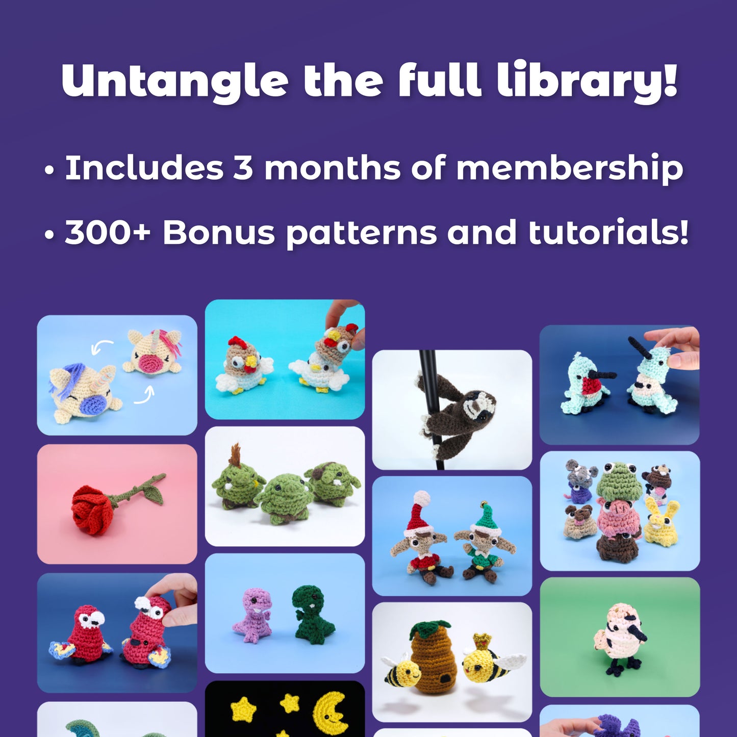 Seasonal Crochet Kit: Under the Sea - Ocean Life and Creatures Learn to Crochet Kit