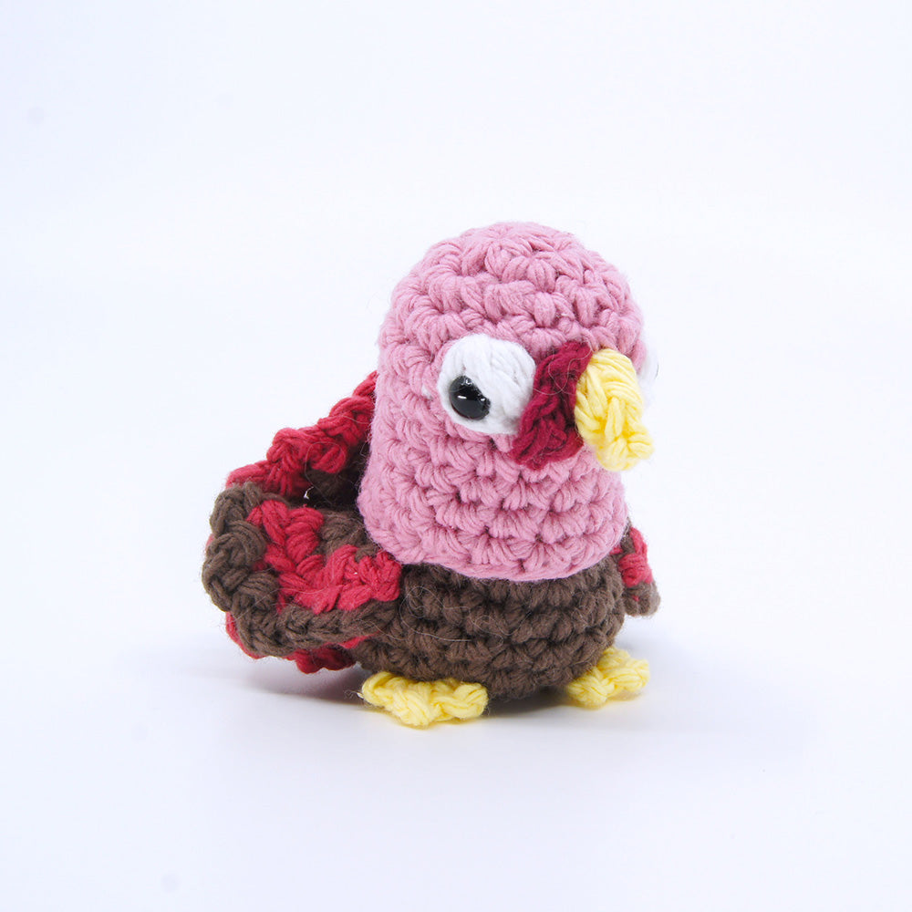 Turkey Birb Crochet Pattern - Thanksgiving PDF and Video Tutorial