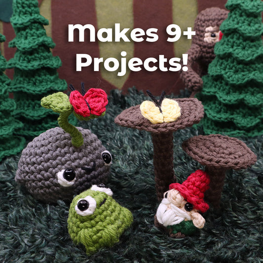 Deluxe Crochet Kit - Wooly Woods