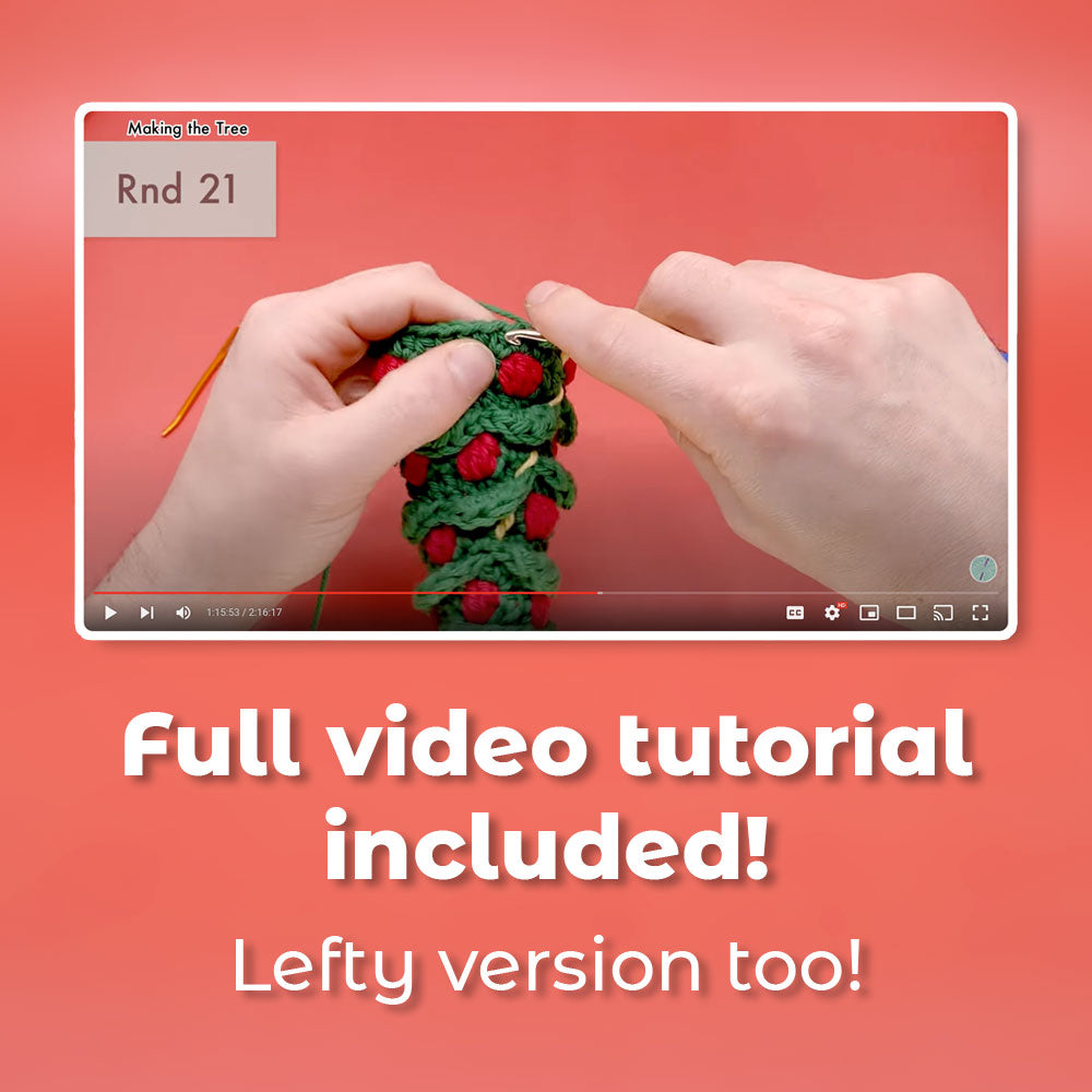 Secret Christmas Tree Crochet Pattern - Amigurumi PDF and Video Tutorial