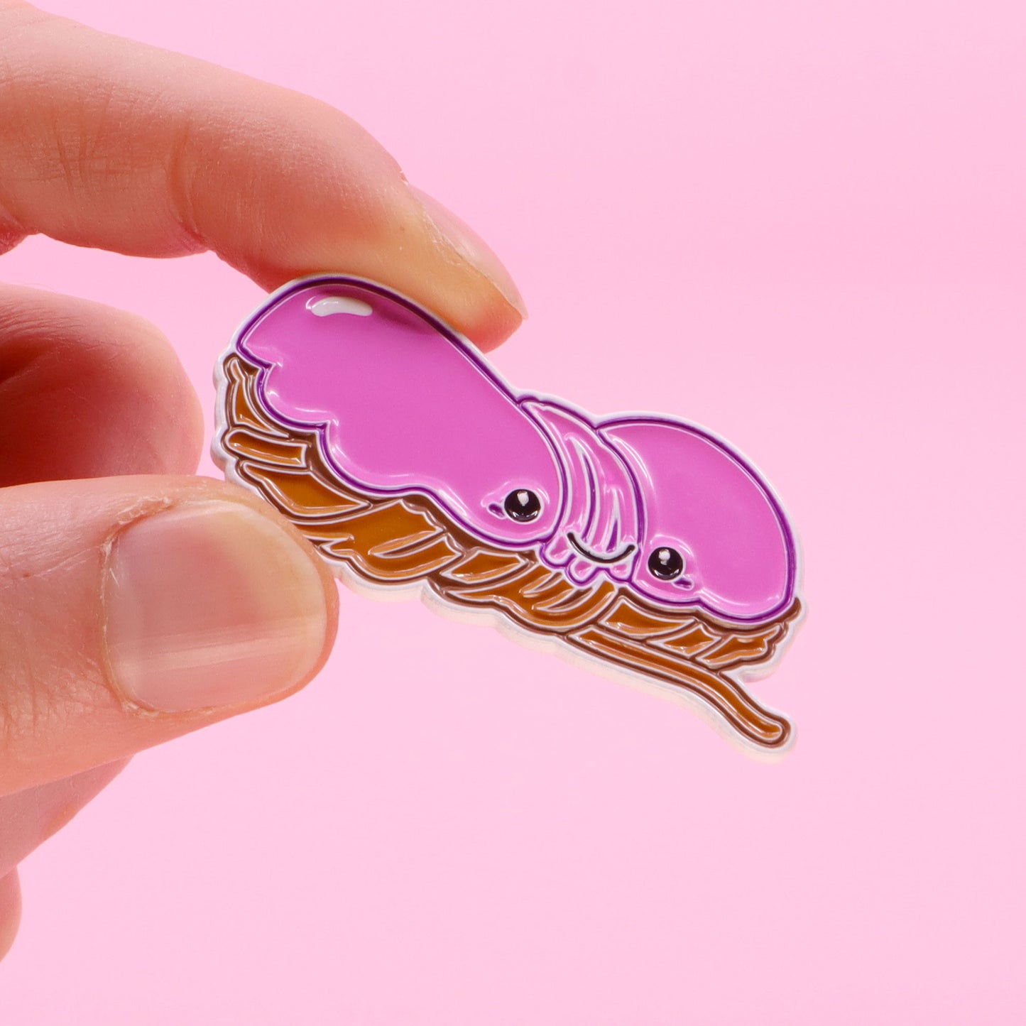 Yarn Donut Magnetic Pin - Sweet Stitches Enamel Pin