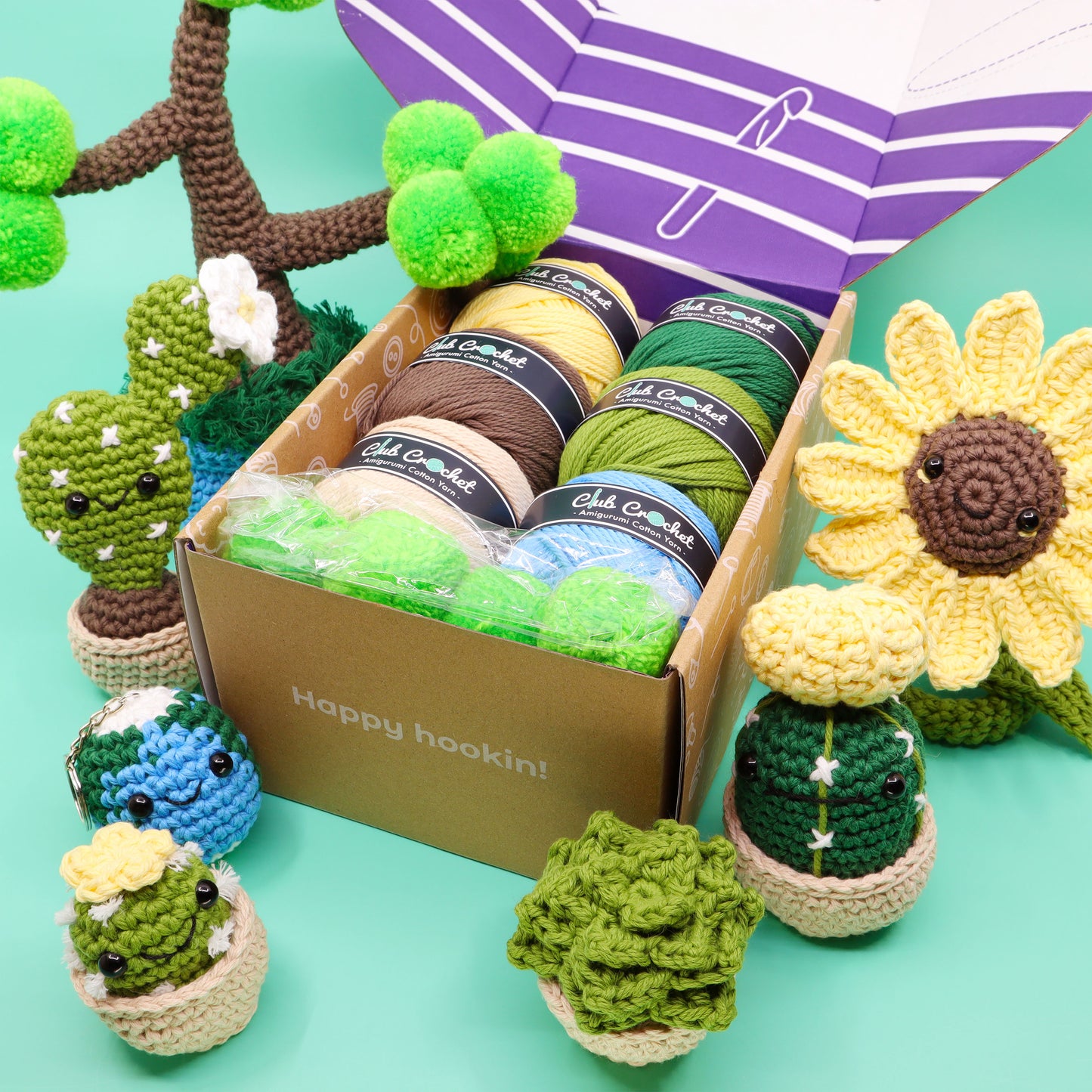 Seasonal Crochet Kit: Photosynthesis - Plant Life and Nature Learn to –  Club Crochet